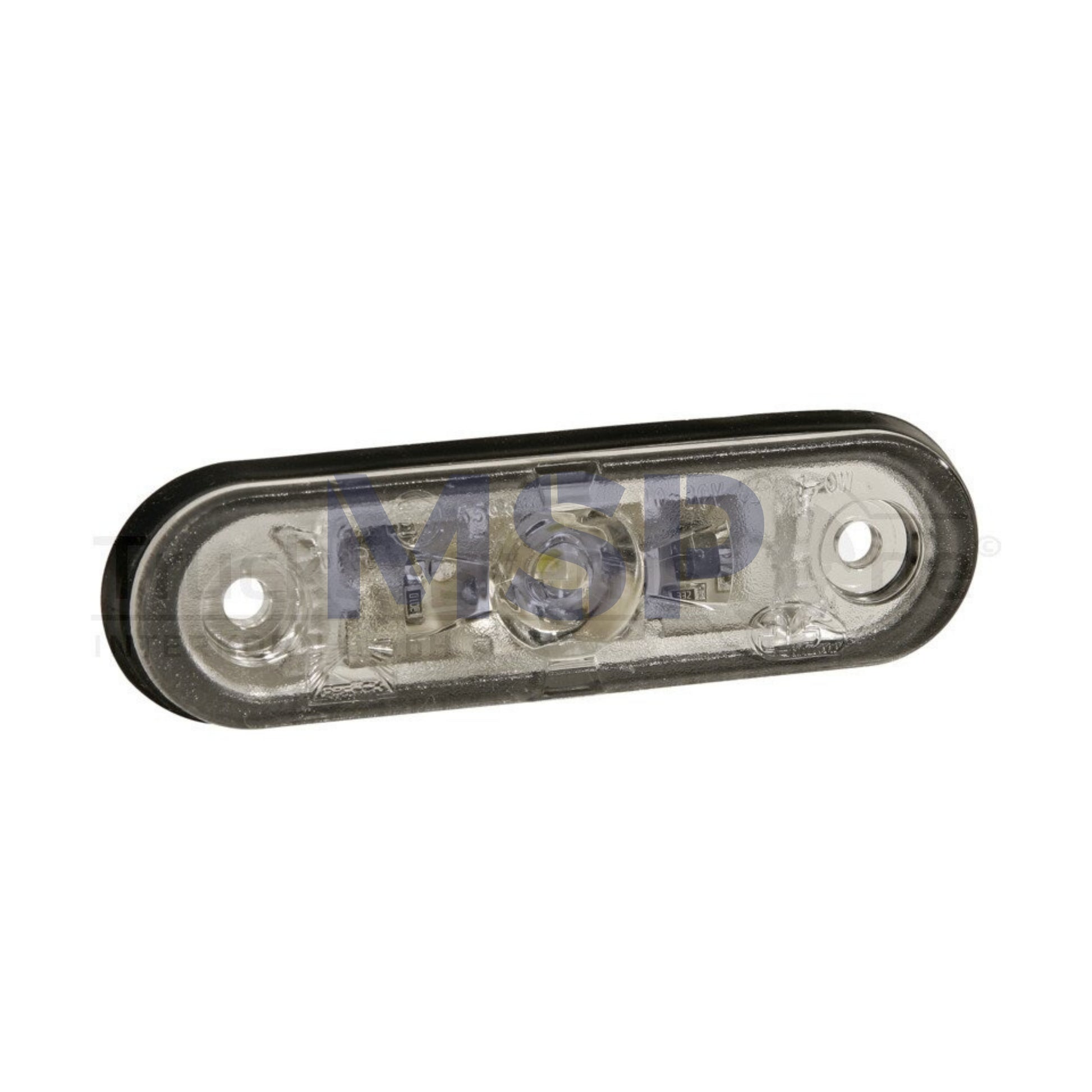 31-7104-027 / 024 White Led - P&R Connection - 3,5 m Cable / POSIPOINT-II LED / ASPOCK - MSP EXPORT