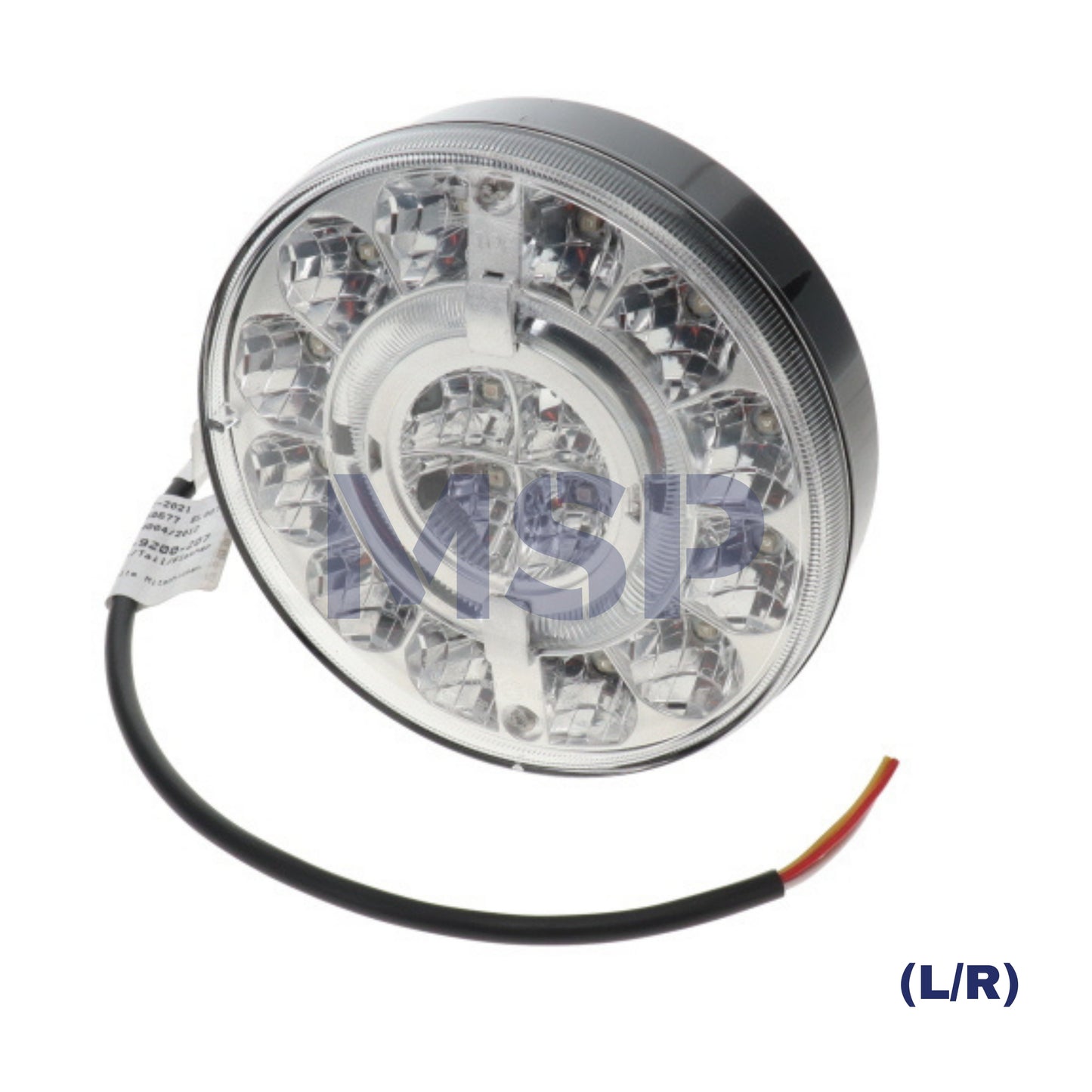 33-9200-207 / 201 Braspoint 140 - Tail, Fog and Reverse Lamp - Vertical - 0,5 m With Open End / BRASPOINT LED 12V-24V / ASPOCK - MSP EXPORT